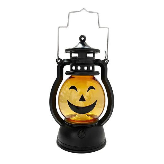 Cosplay Pumpkin Lights Decorative Kerosene Lanterns LED Handheld Lamp Pumpkin for Table Camping Garden Yard Party Home Decor