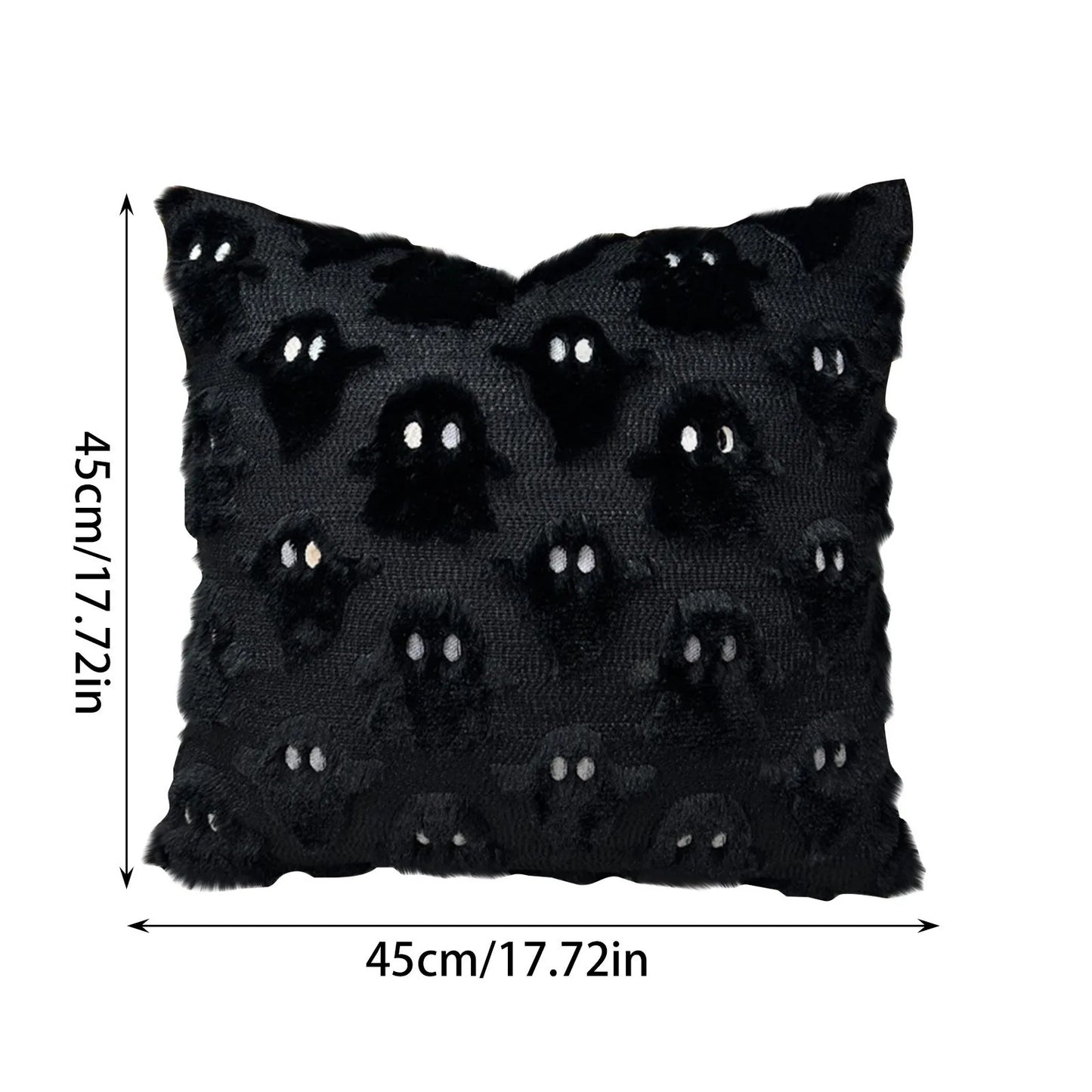 New Halloween Ghost Pillow Cover Soft Couch Cushion Case Home Decoration Halloween Party Decoration Festival Gift