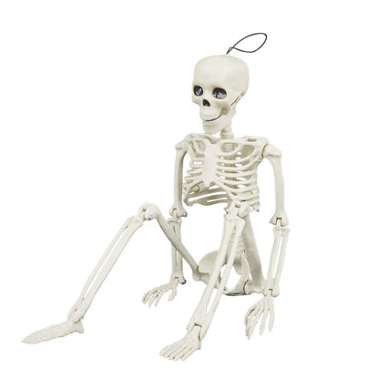 40Cm Halloween Skull Skeleton,Posable Skeleton,Human Shape Bones,Halloween Party Home Decorations,Haunted House Horror Props