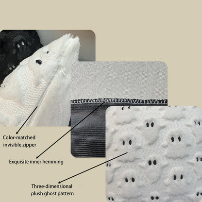 New Halloween Ghost Pillow Cover Soft Couch Cushion Case Home Decoration Halloween Party Decoration Festival Gift